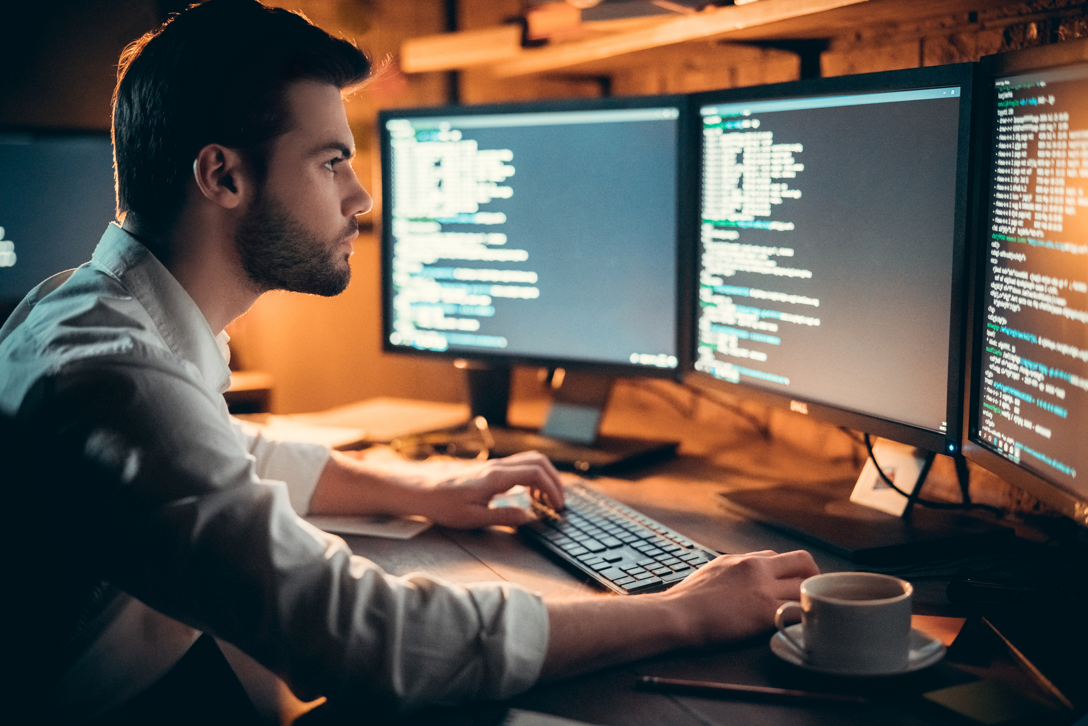 2156, 2156, Focused developer coding on computer monitors working late in office, Cyber-security.jpg, 1868808, https://www.fivewaysinsurance.co.uk/wp-content/uploads/2020/05/Cyber-security.jpg, https://www.fivewaysinsurance.co.uk/2020/05/14/cyber-security-during-coronavirus/focused-developer-coding-on-computer-monitors-working-late-in-office/, Cyber Security, 9, , Focused young developer coding late writing script shown on computer monitors, serious coder programmer hacker programming developing software applications working alone at night, focused-developer-coding-on-computer-monitors-working-late-in-office, inherit, 2154, 2020-05-14 08:47:19, 2020-05-14 08:48:25, 0, image/jpeg, image, jpeg, https://www.fivewaysinsurance.co.uk/wp-includes/images/media/default.png, 2120, 1414, Array